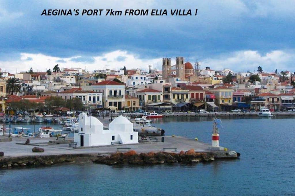 Elia Villa - Aegina, Souvala Eksteriør bilde